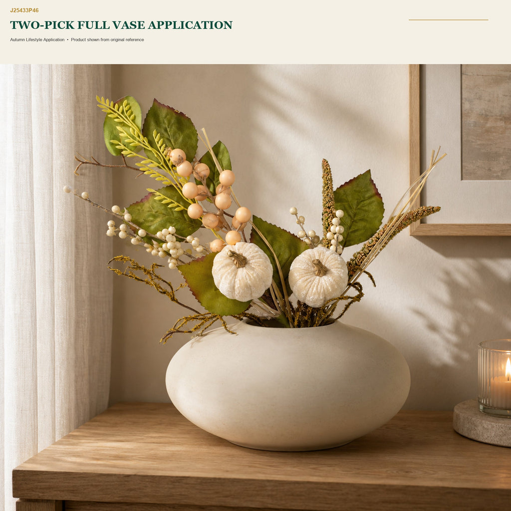 J25433P46 image 6 - Artificial Autumn Decorative Pick