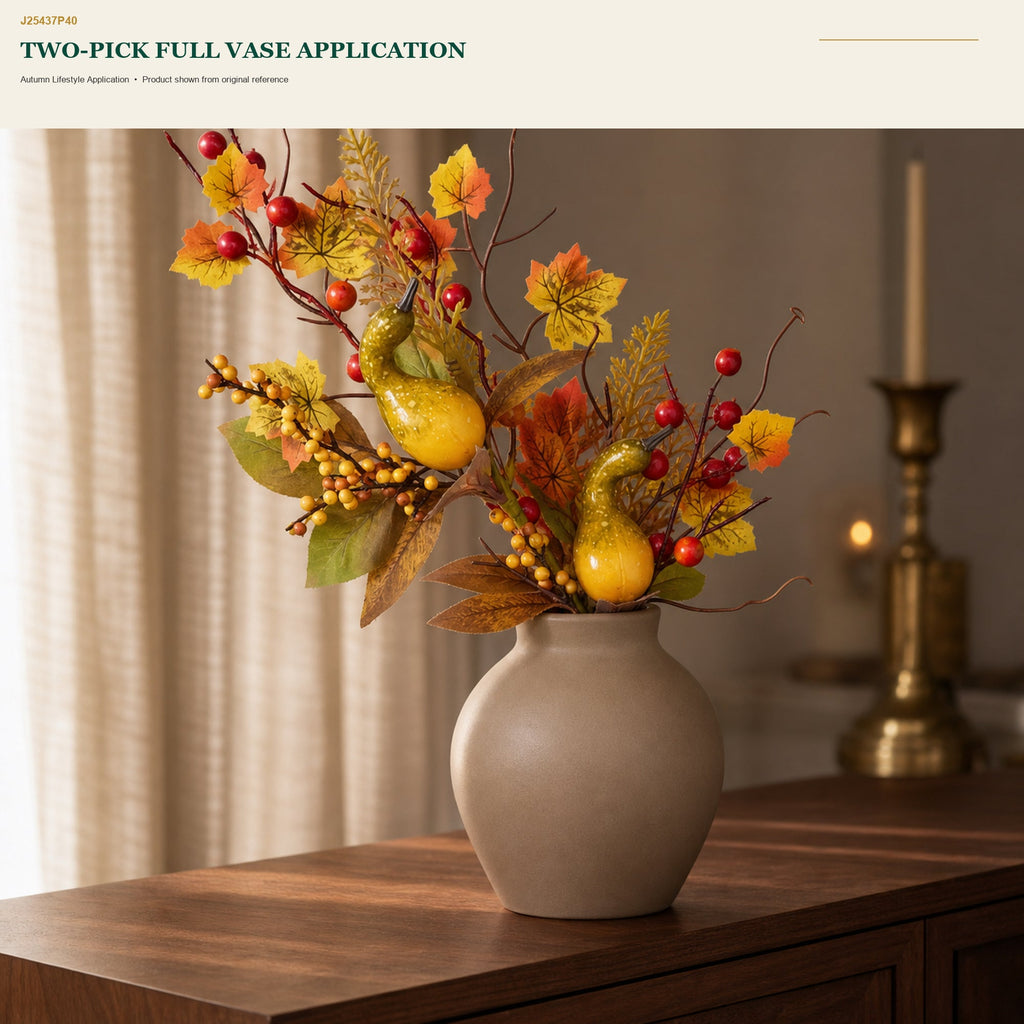 J25437P40 image 6 - Artificial Autumn Decorative Pick