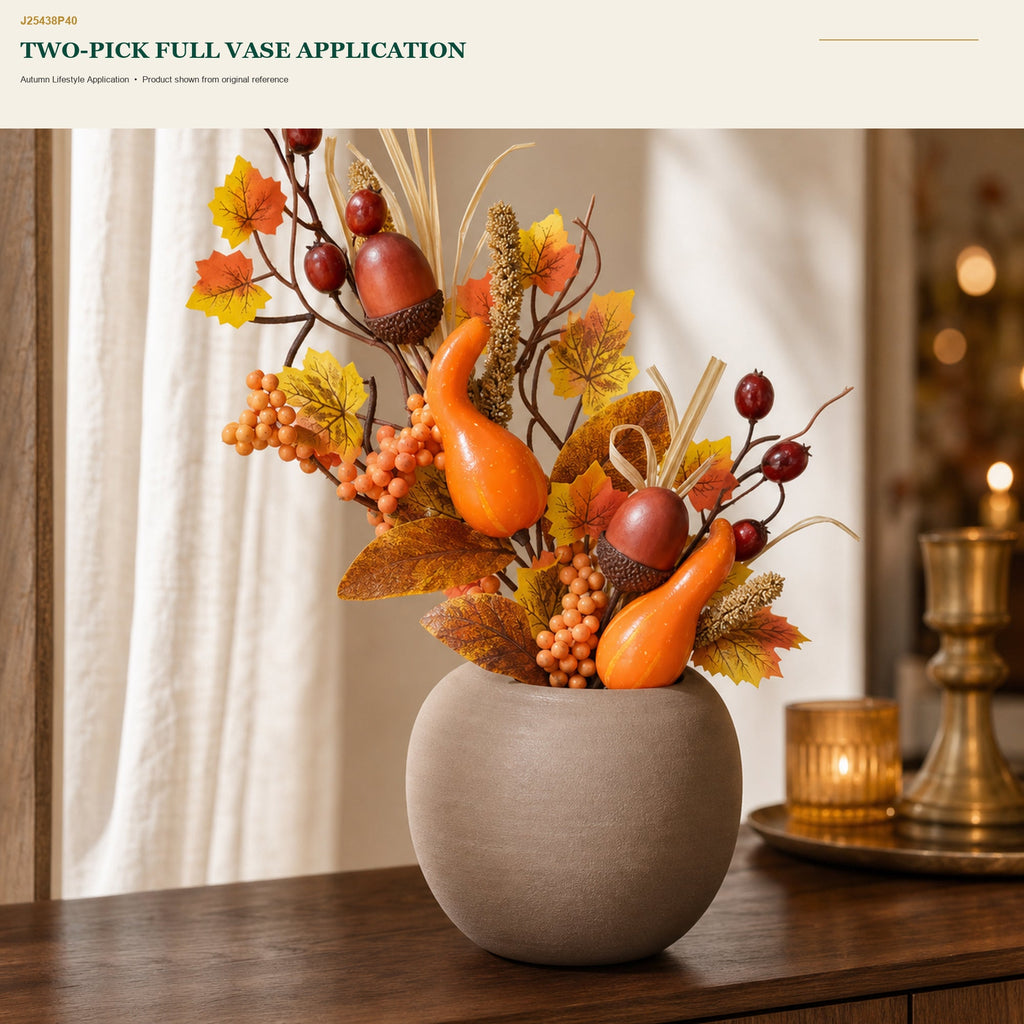 J25438P40 image 6 - Artificial Autumn Decorative Pick
