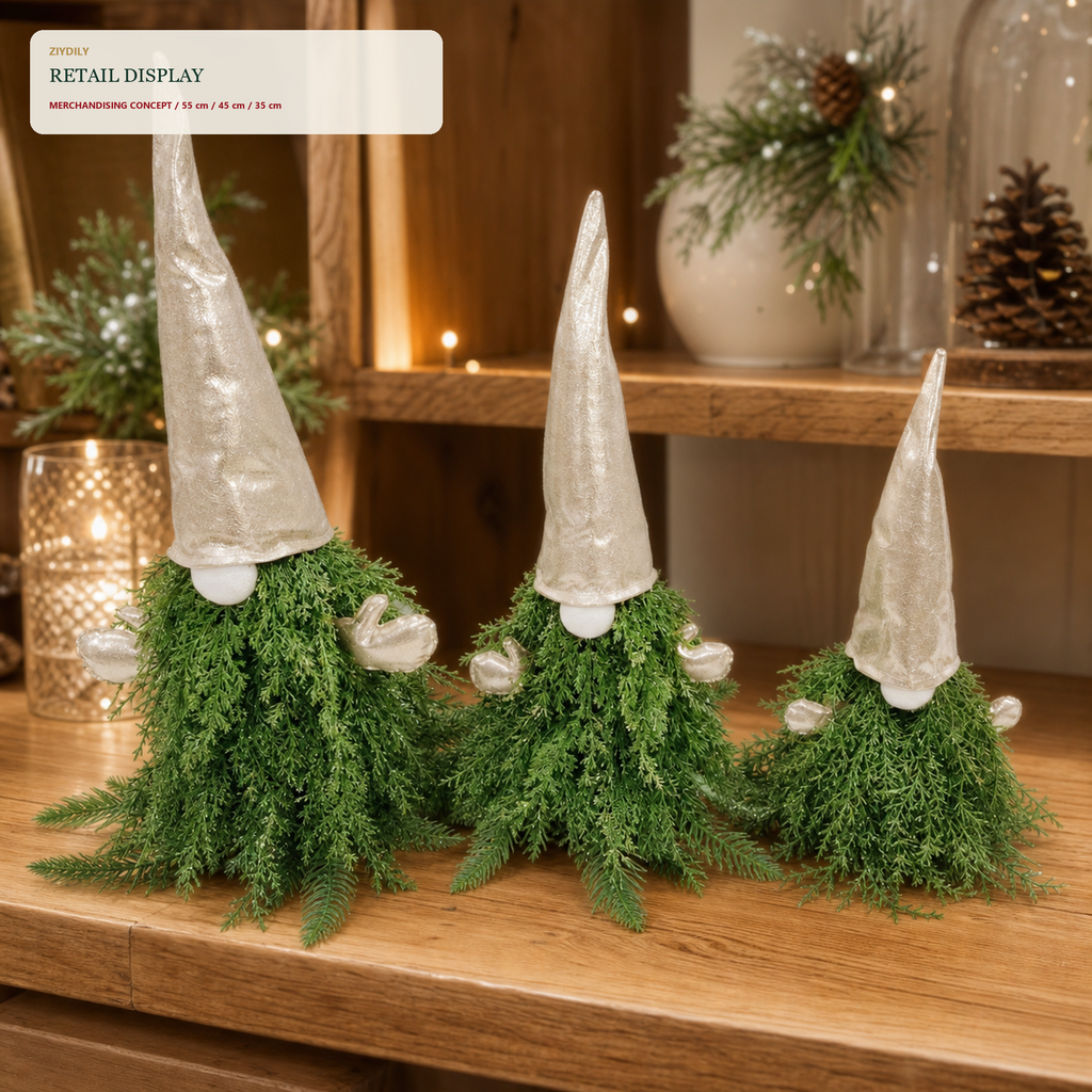 EYB22639 Christmas gnome retail display application