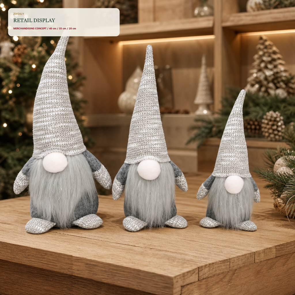 EYB22664 Christmas gnome retail display application