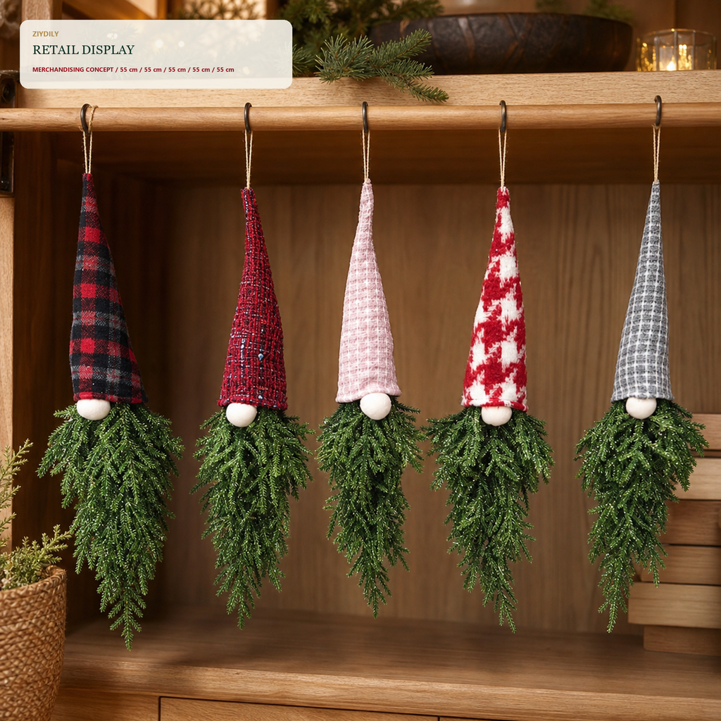 EYB22695 Christmas gnome retail display application
