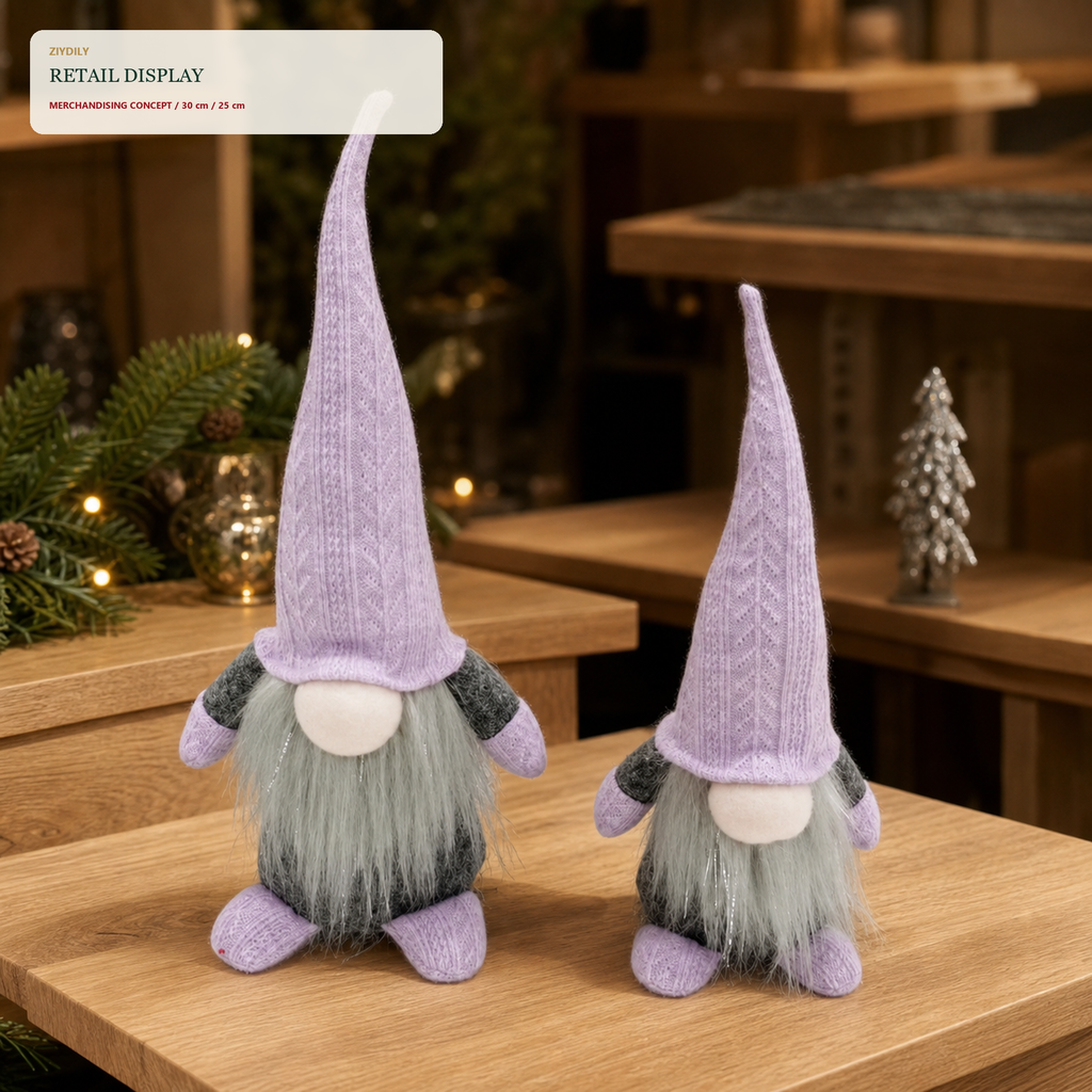 EYB22764 Christmas gnome retail display application