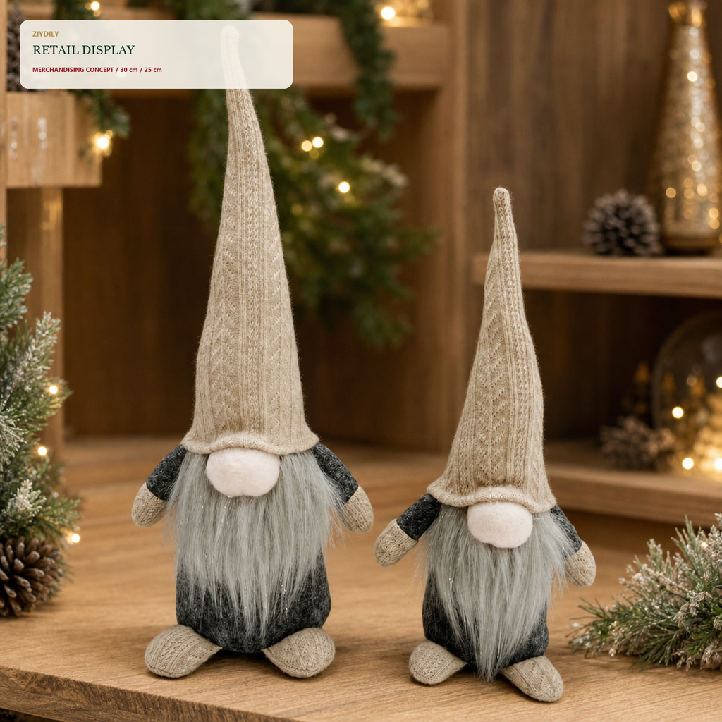 EYB22766 Christmas gnome retail display application