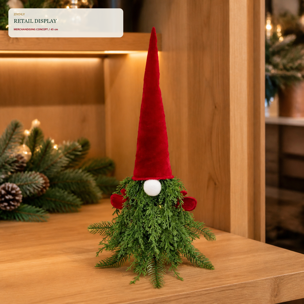 EYB22939 Christmas gnome retail display application