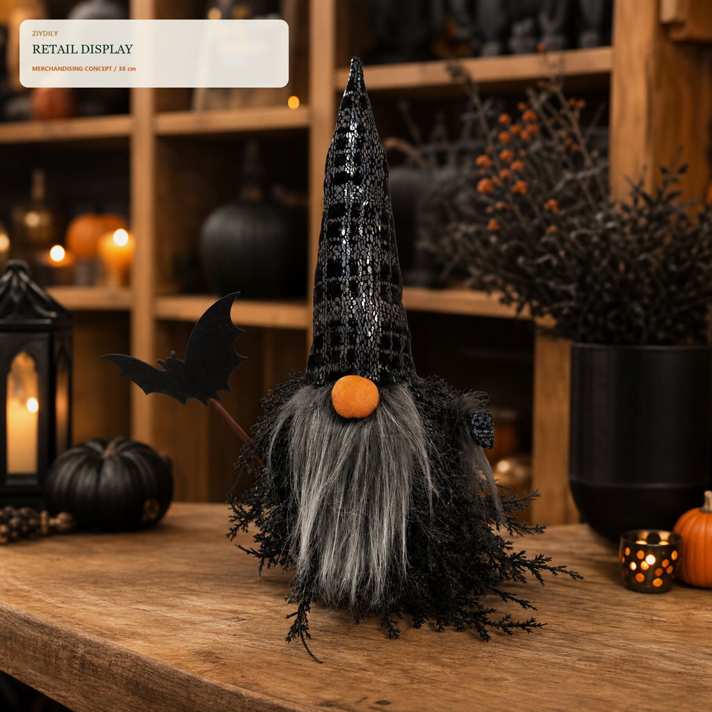 EYB22941 Halloween gnome retail display application