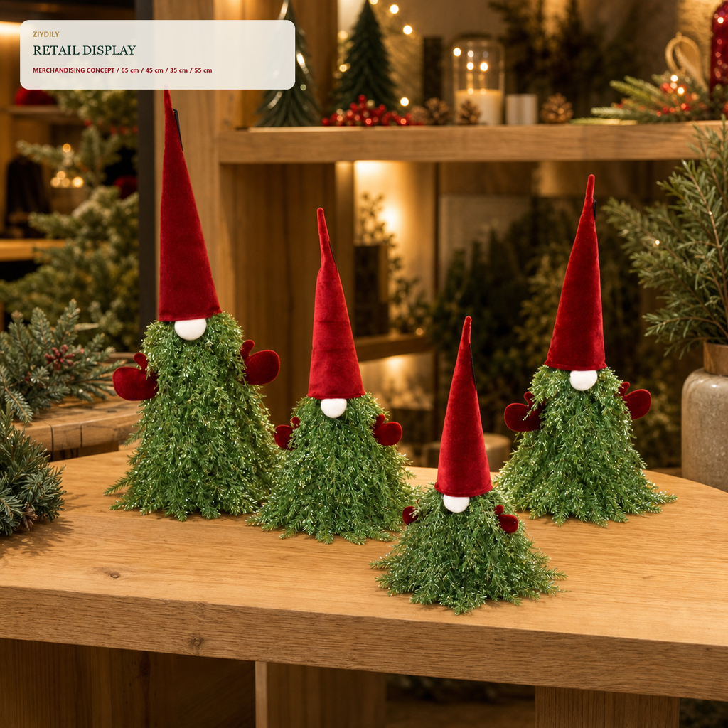 J24299C Christmas gnome retail display application