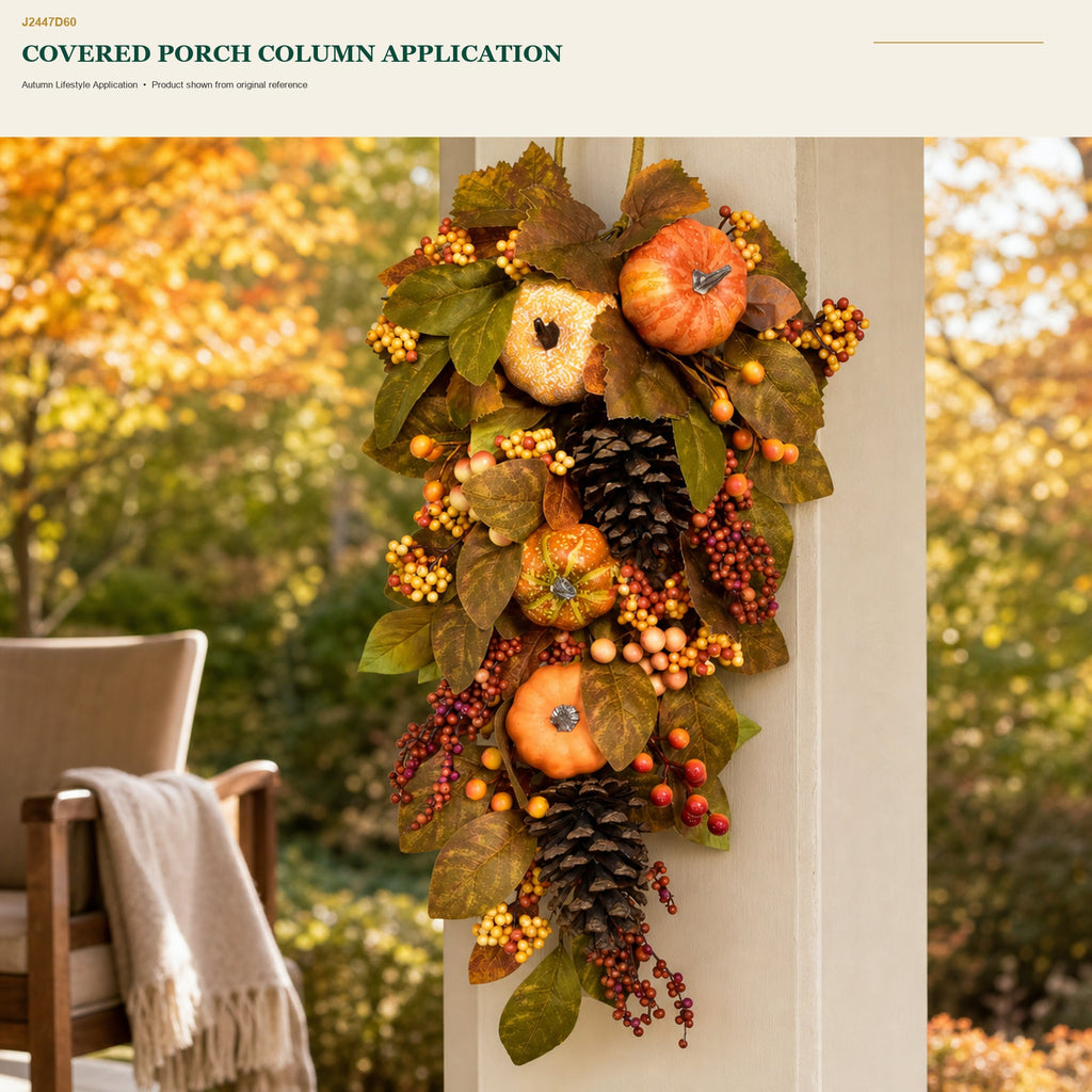 J2447D60 image 7 - Autumn Harvest Door Swag