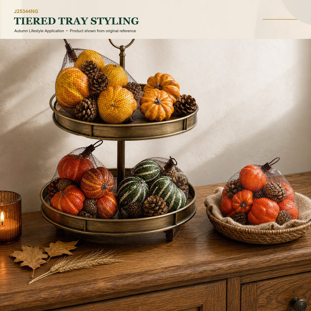 J25344NG image 7 - Autumn Decorative Ornament Set