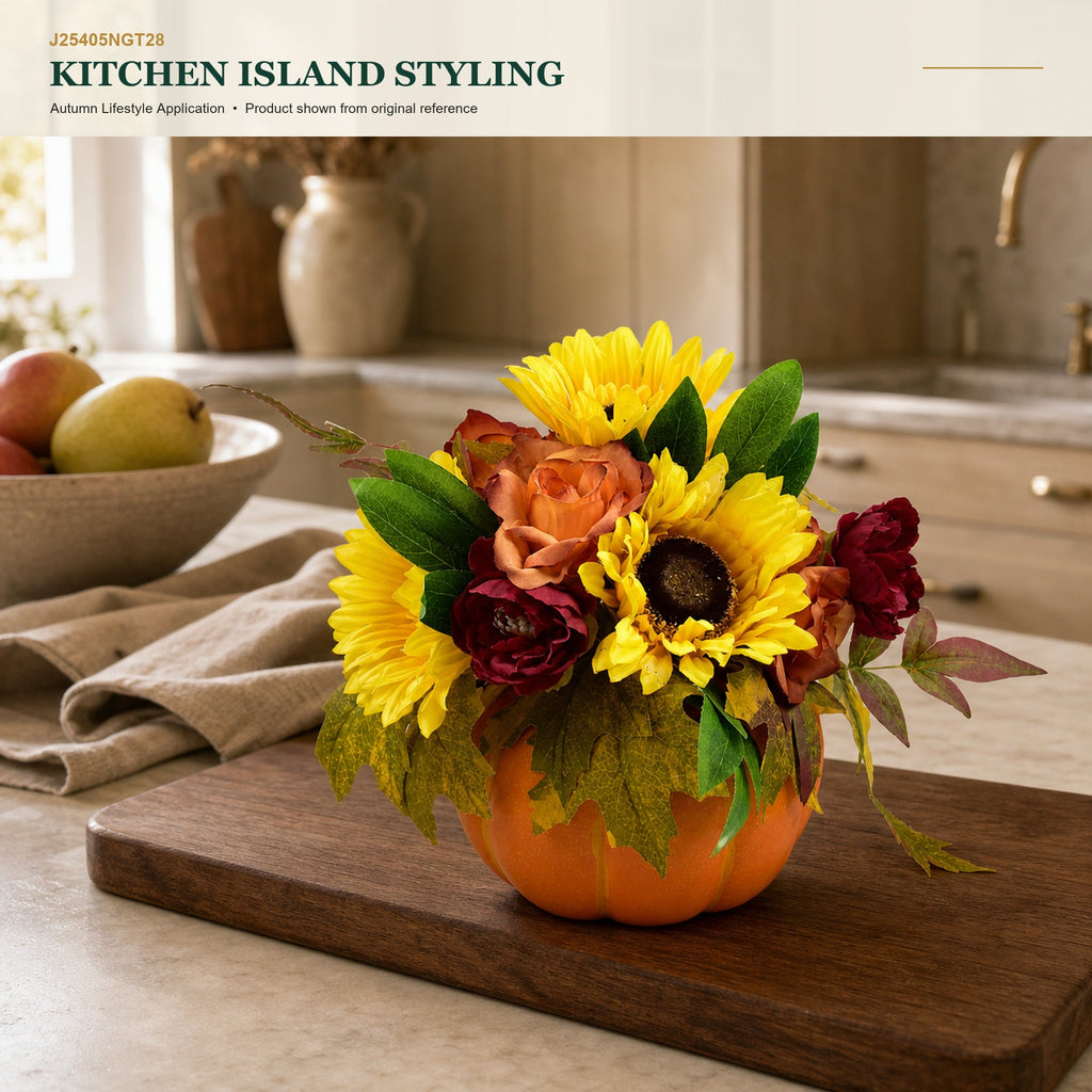 J25405NGT28 image 7 - Autumn Tabletop Arrangement