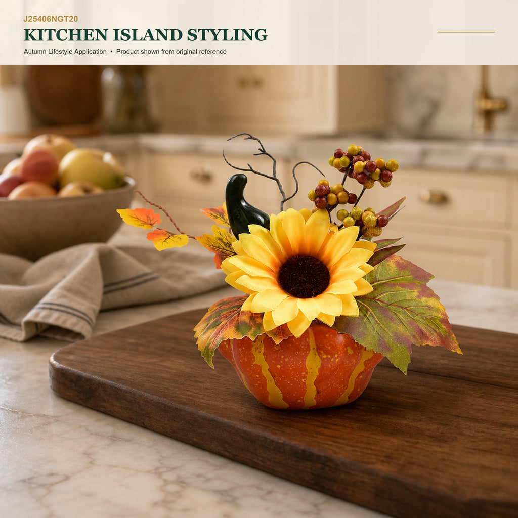 J25406NGT20 image 7 - Autumn Tabletop Arrangement