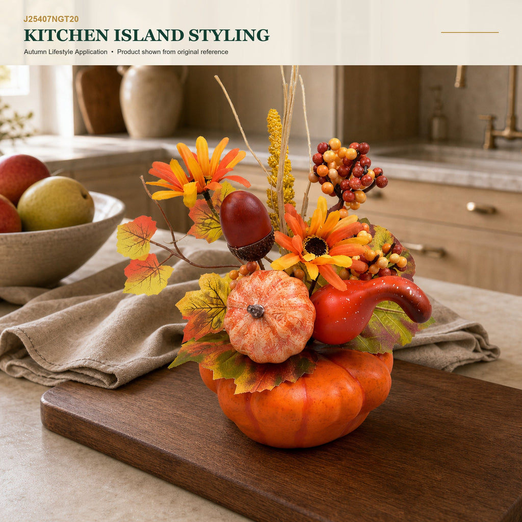 J25407NGT20 image 7 - Autumn Tabletop Arrangement