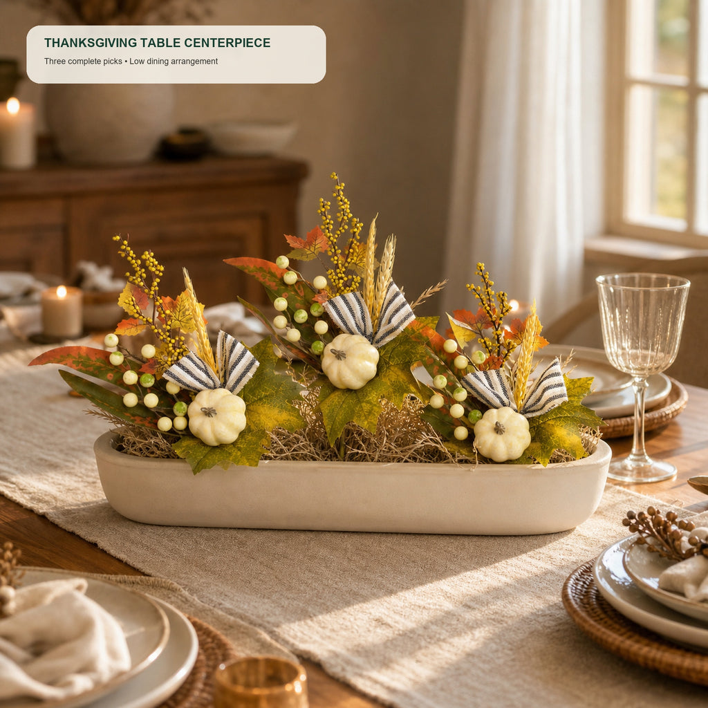 J25432P40 image 7 - Artificial Autumn Decorative Pick