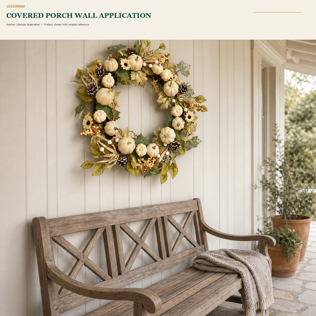 J25439W60 image 7 - Autumn Harvest Wreath