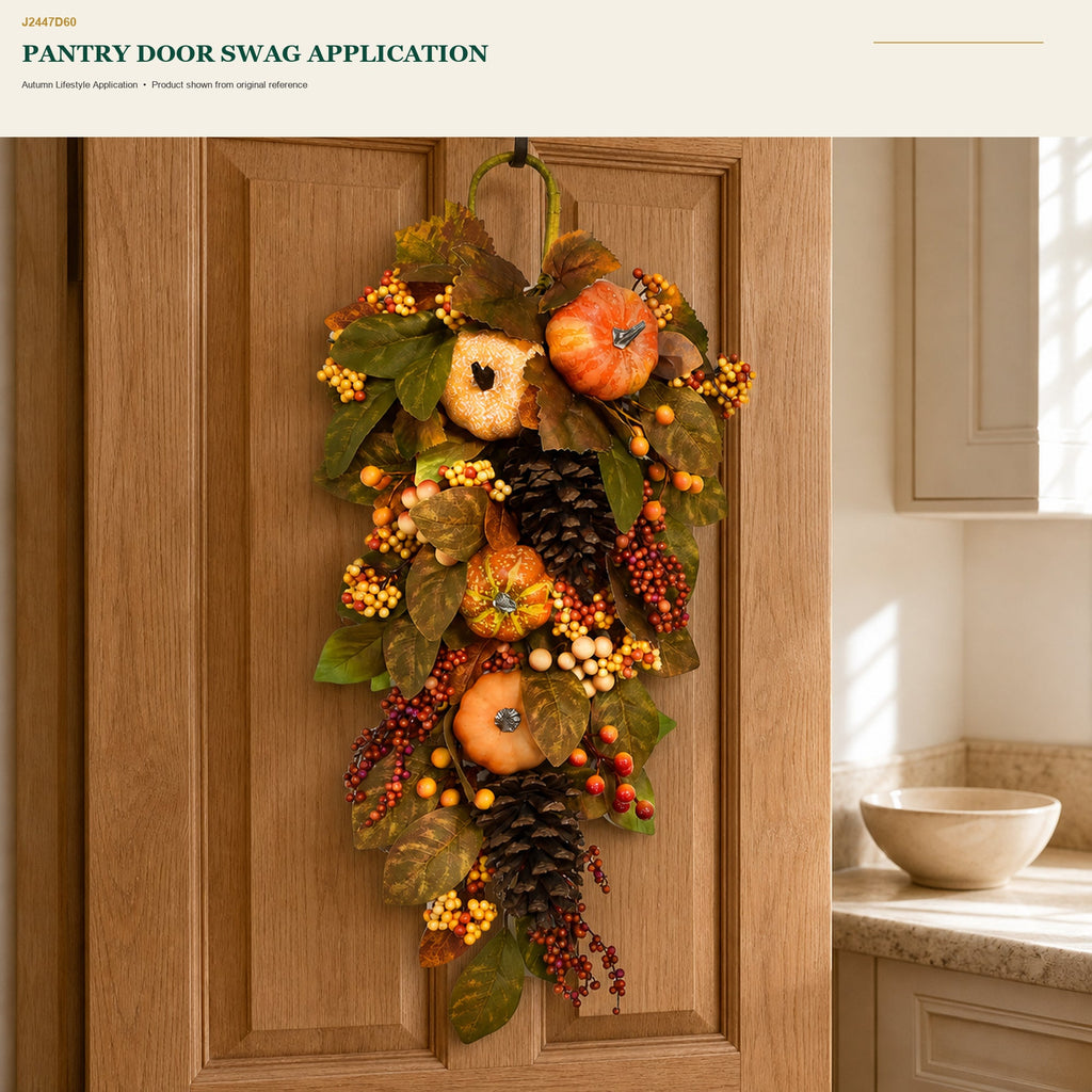 J2447D60 image 8 - Autumn Harvest Door Swag