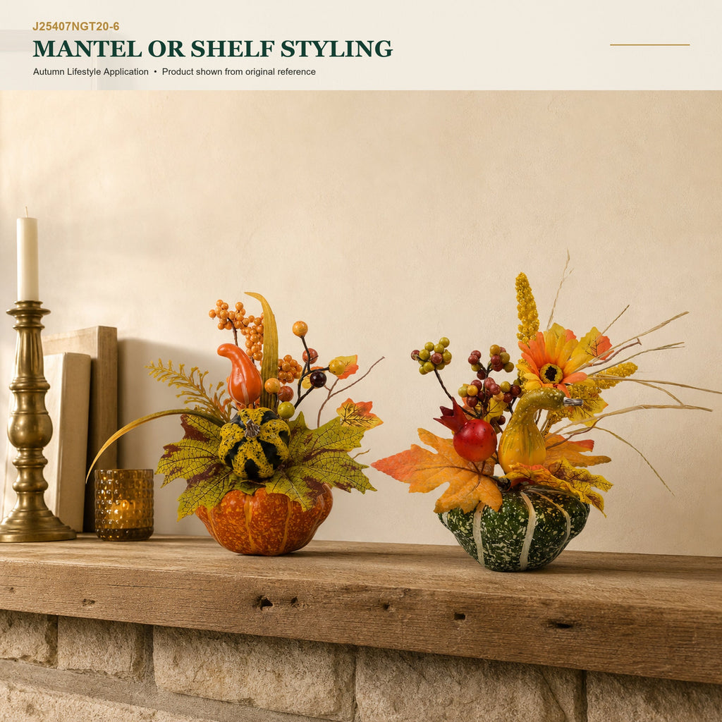 J25407NGT20-6 image 8 - Autumn Tabletop Arrangement