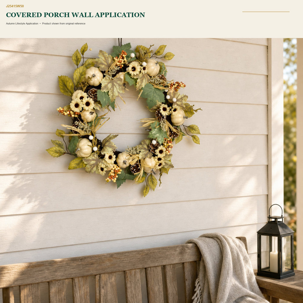 J25415W50 image 8 - Autumn Harvest Wreath