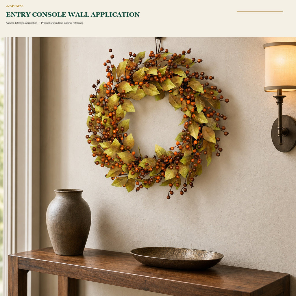 J25419W55 image 8 - Autumn Harvest Wreath