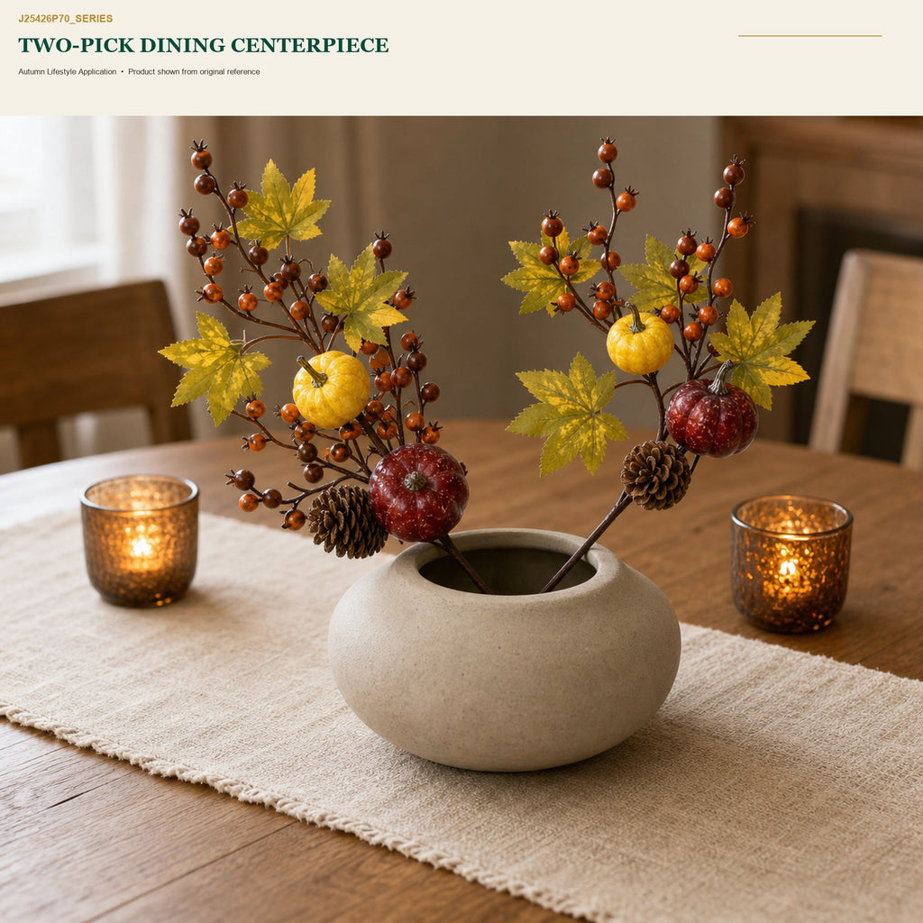 J25426P70 image 8 - Artificial Autumn Decorative Pick