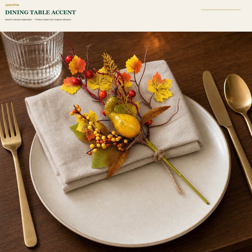 J25437P40 image 8 - Artificial Autumn Decorative Pick