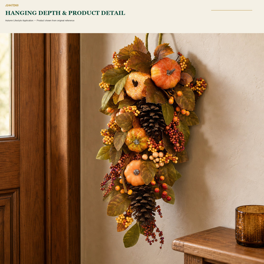 J2447D60 image 9 - Autumn Harvest Door Swag
