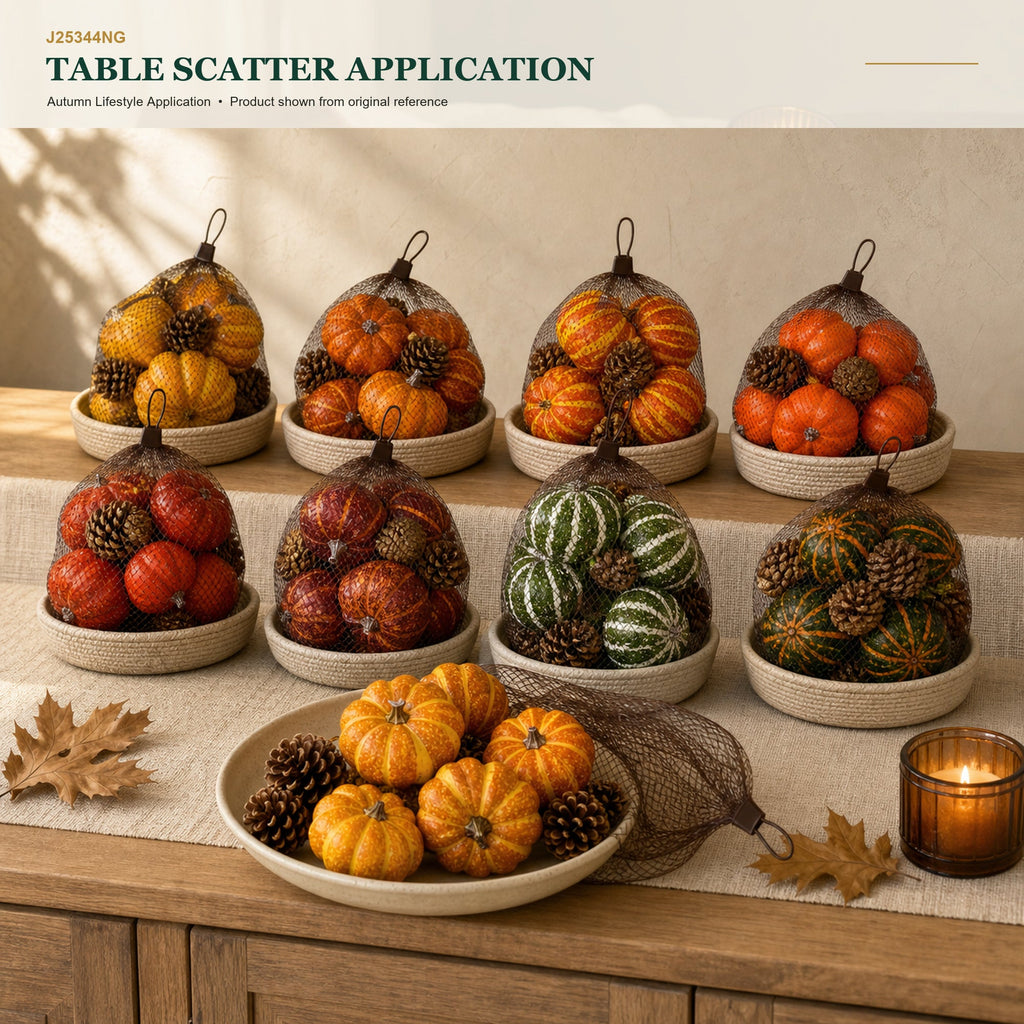 J25344NG image 9 - Autumn Decorative Ornament Set