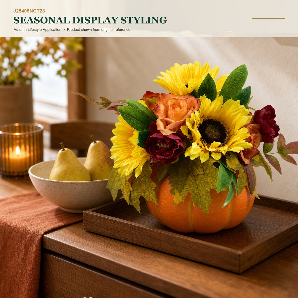 J25405NGT28 image 9 - Autumn Tabletop Arrangement