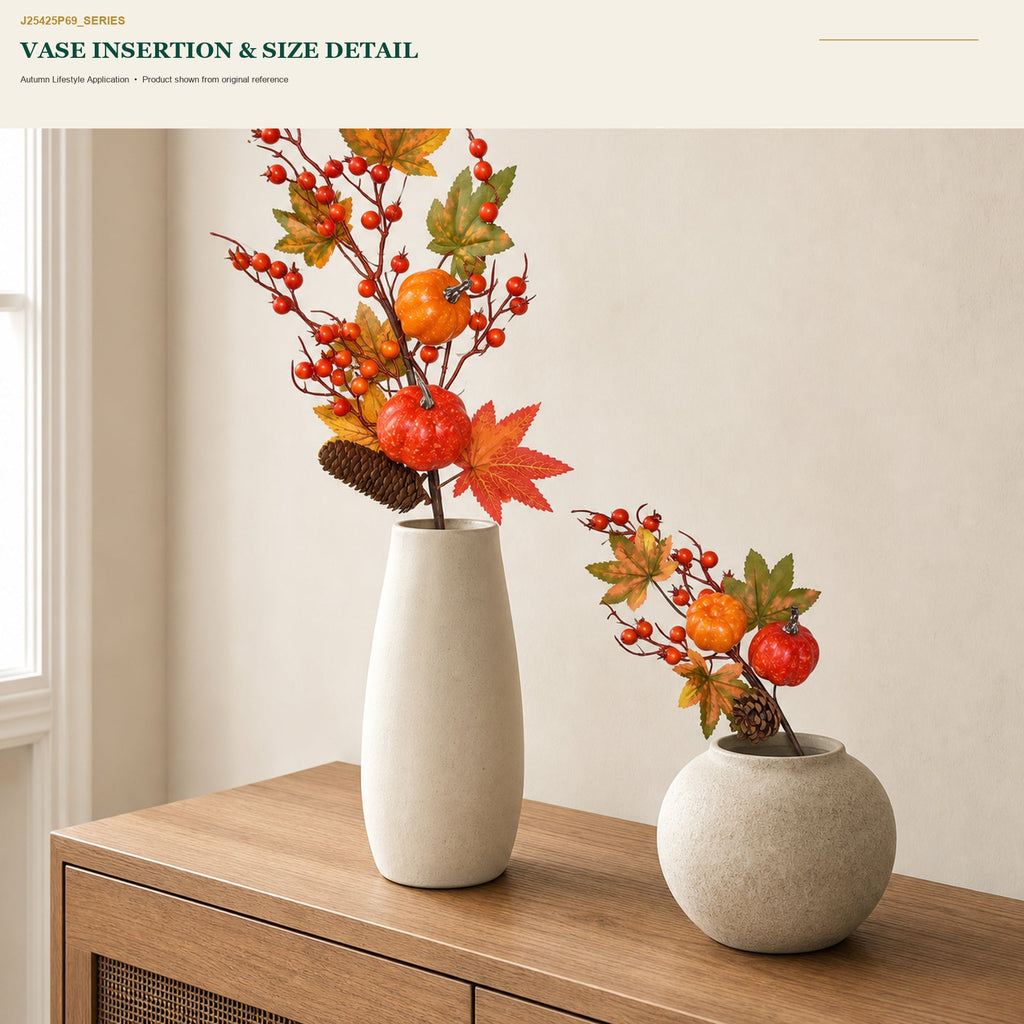 J25425P69 image 9 - Artificial Autumn Decorative Pick