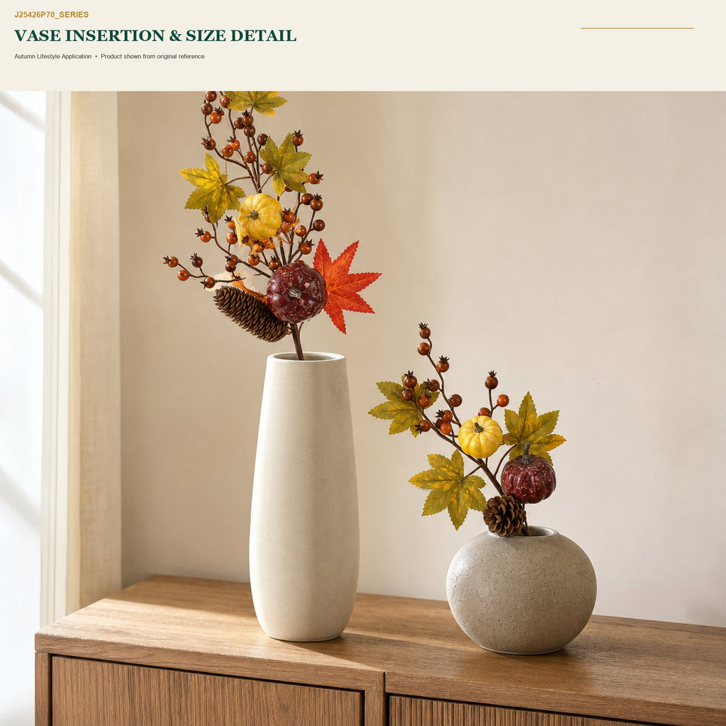 J25426P70 image 9 - Artificial Autumn Decorative Pick
