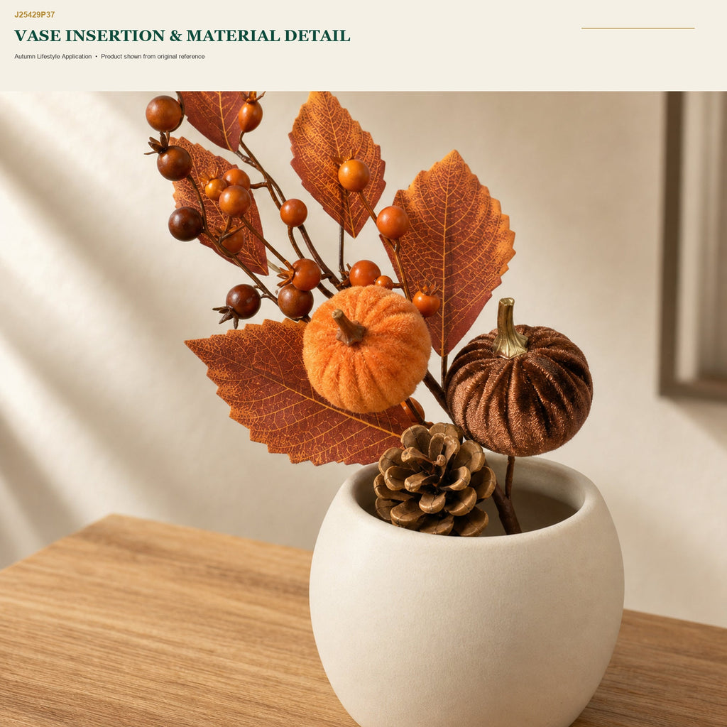 J25429P37 image 9 - Artificial Autumn Decorative Pick