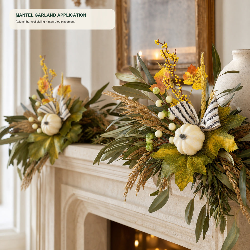 J25432P40 image 9 - Artificial Autumn Decorative Pick