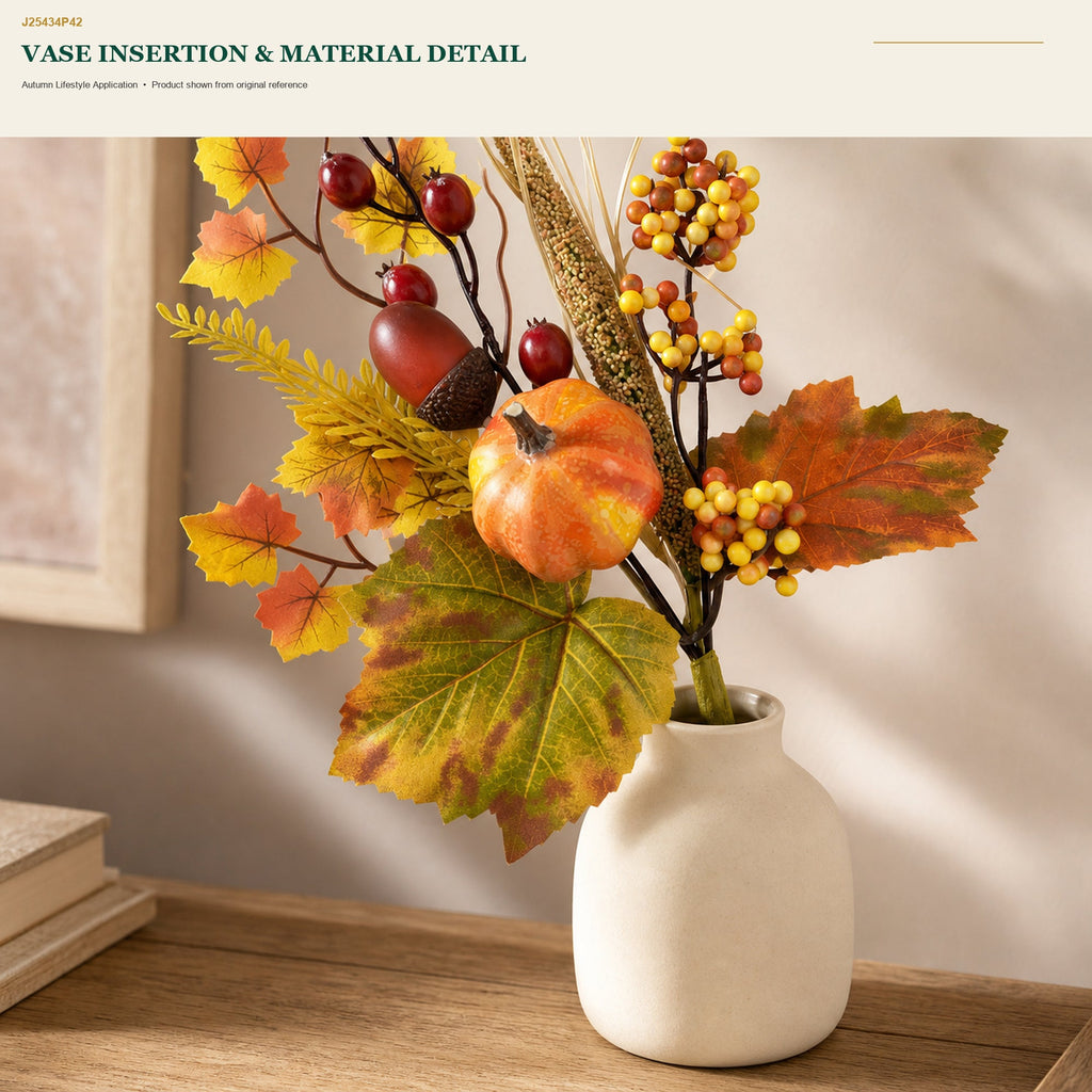J25434P42 image 9 - Artificial Autumn Decorative Pick