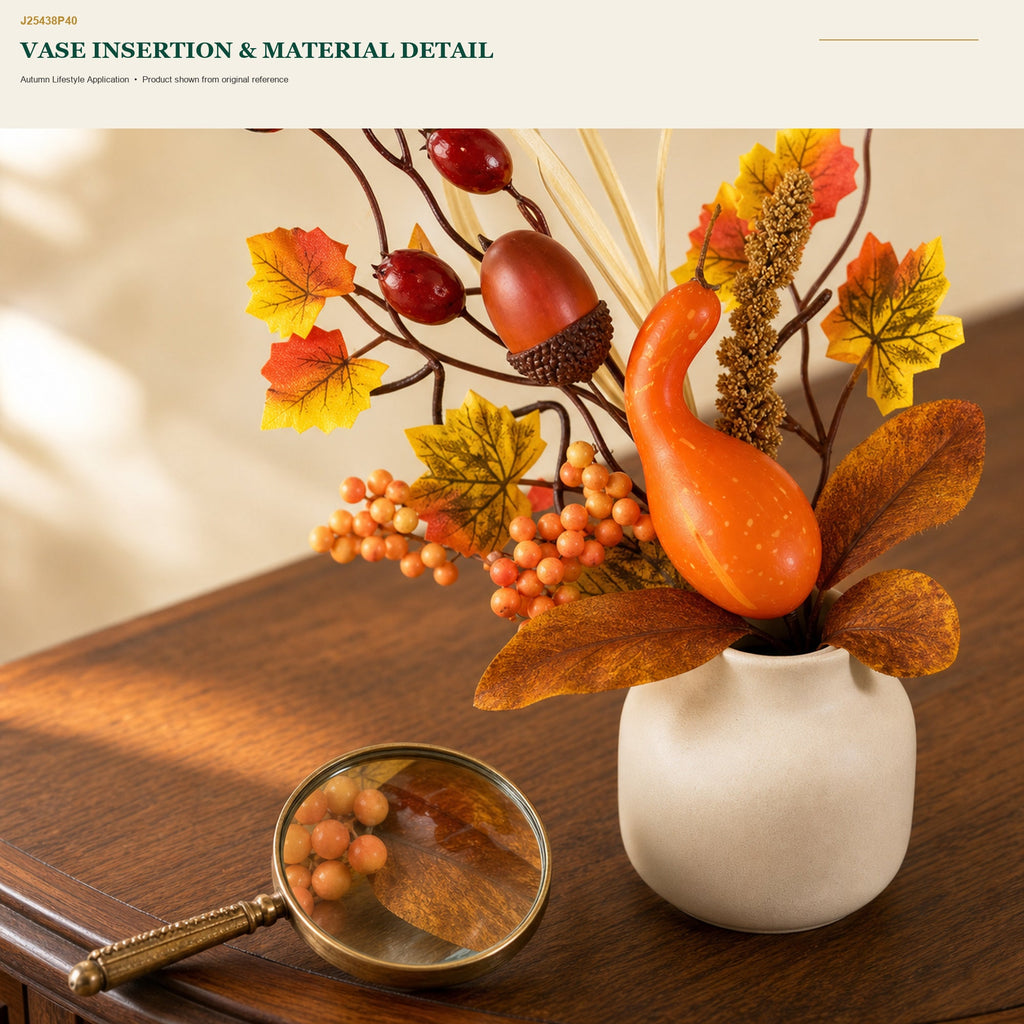 J25438P40 image 9 - Artificial Autumn Decorative Pick