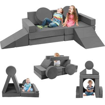 18pcs Kids Play Couch for Toddler and Baby Playroom