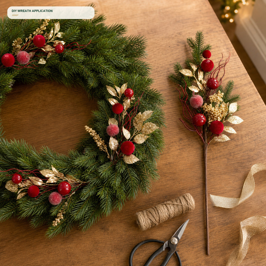 J6066P wreath DIY application