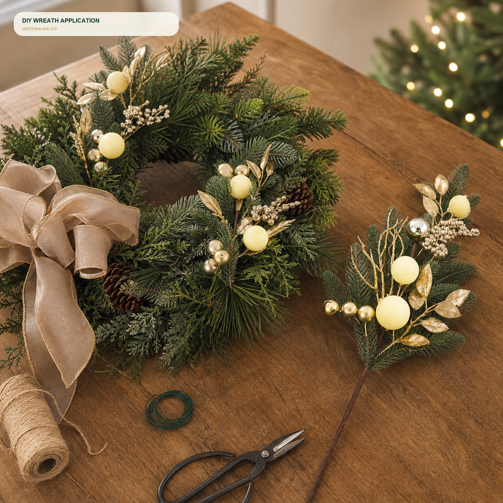 J6075PA40-A50-A70 wreath DIY application