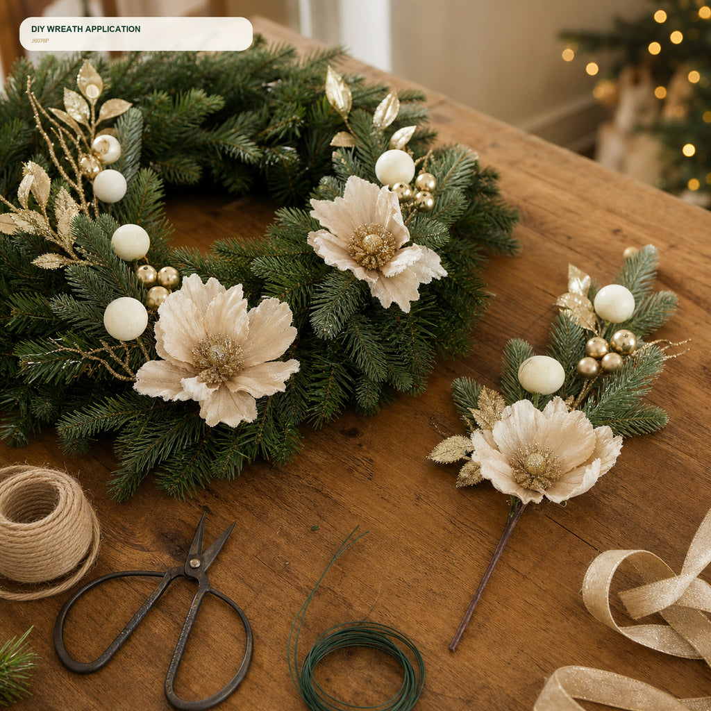 J6076P wreath DIY application