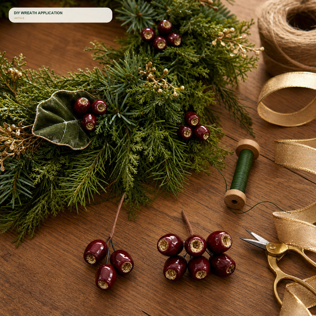 J6077A-B wreath DIY application