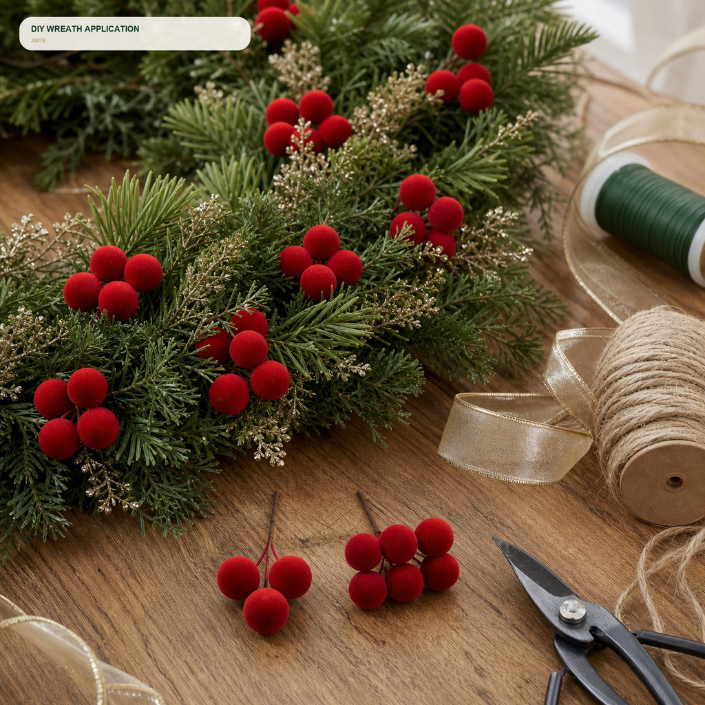 J6078 wreath DIY application