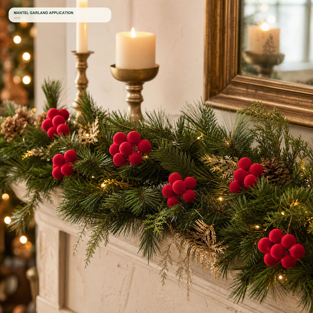 J6078 mantel and garland application