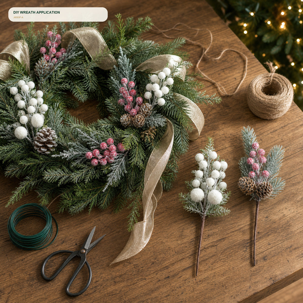 J6093P-A wreath DIY application