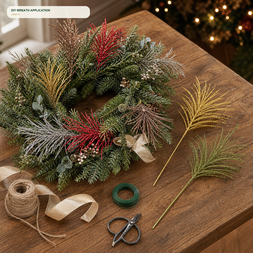 J6095P70 wreath DIY application
