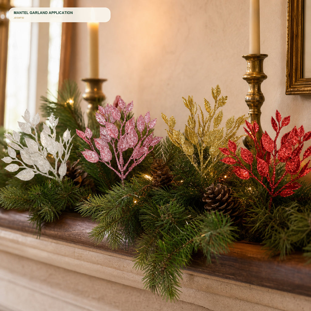 J6104P30 mantel and garland application
