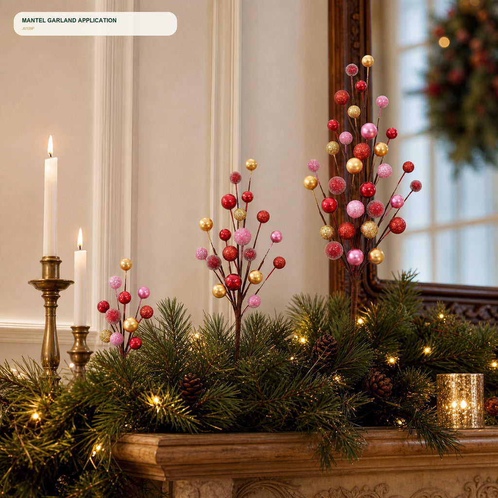 J6109P mantel and garland application