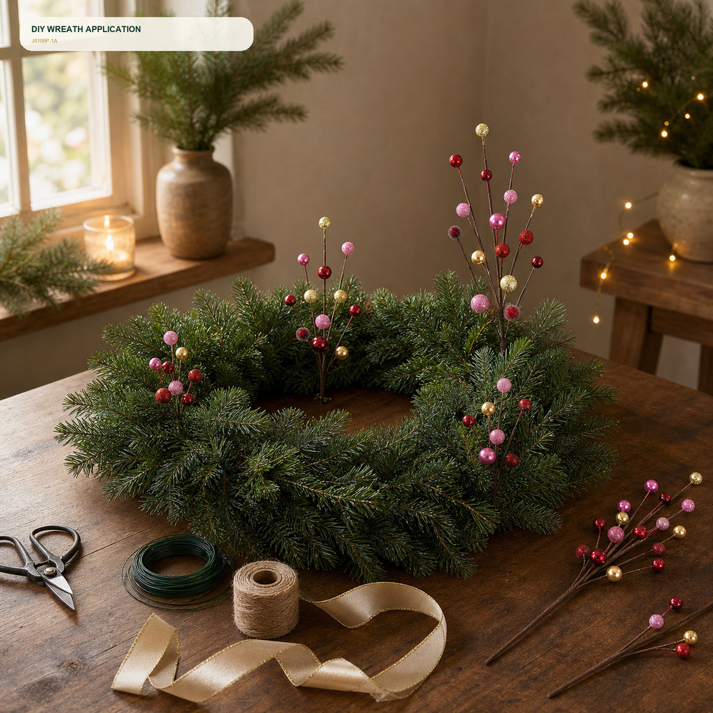 J6109P-1A wreath DIY application