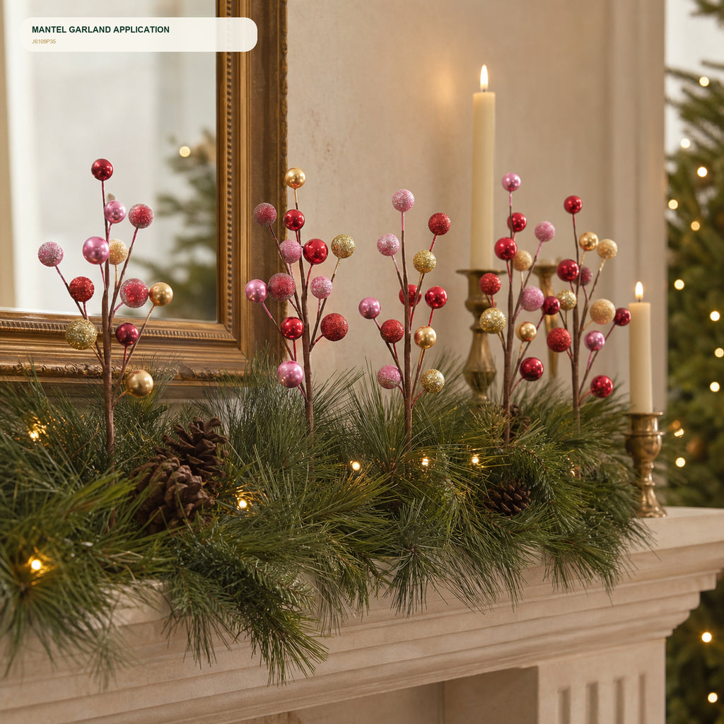 J6109P35 mantel and garland application