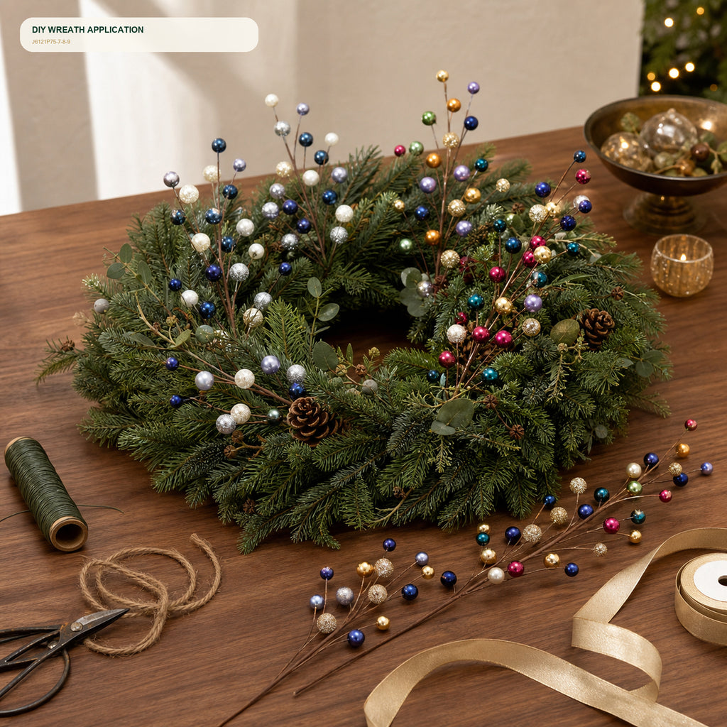 J6121P75-7-8-9 wreath DIY application