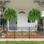 Dkaltm Single Silky Artificial Boston Fern Bush, 49Inch Large Artificial Ferns for Outdoors, Large Faux Ferns Artificial Plants,Suitable for Decorating Office, Living Room Faux Greenery,95Branches