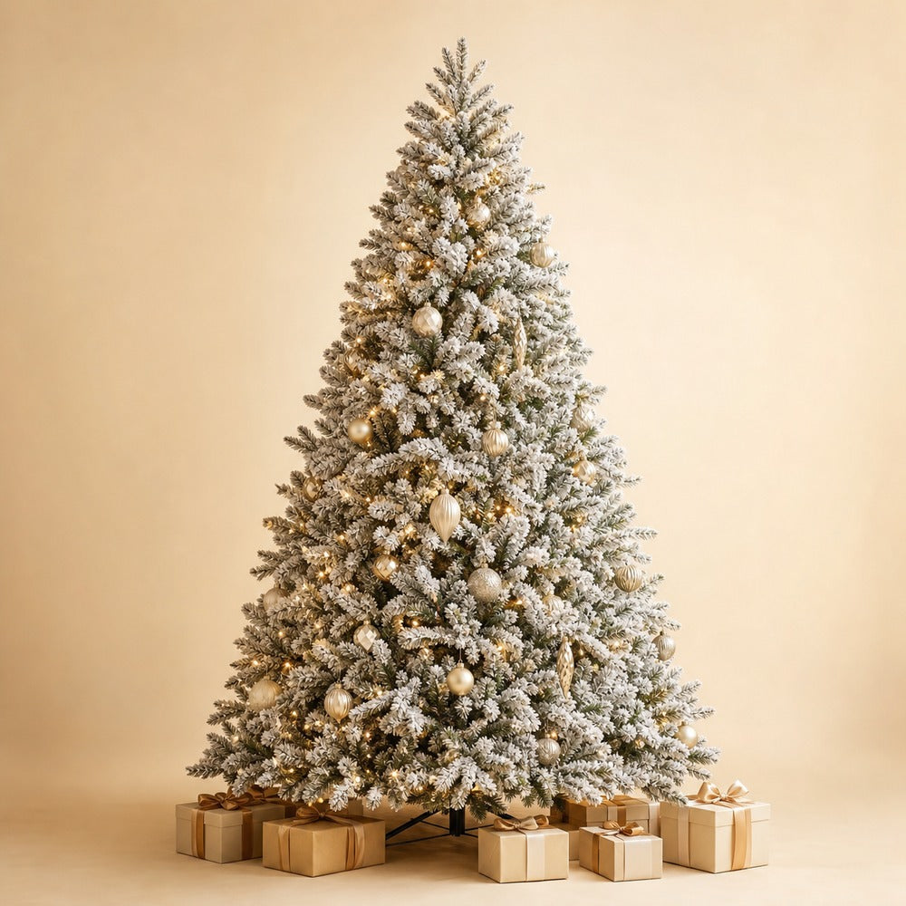 Snow-Flocked Tree
